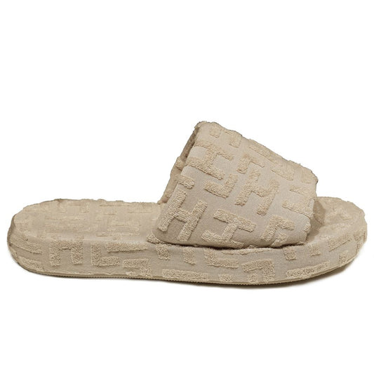 Hinnominate Beige Baumwolle Frauen Sandale