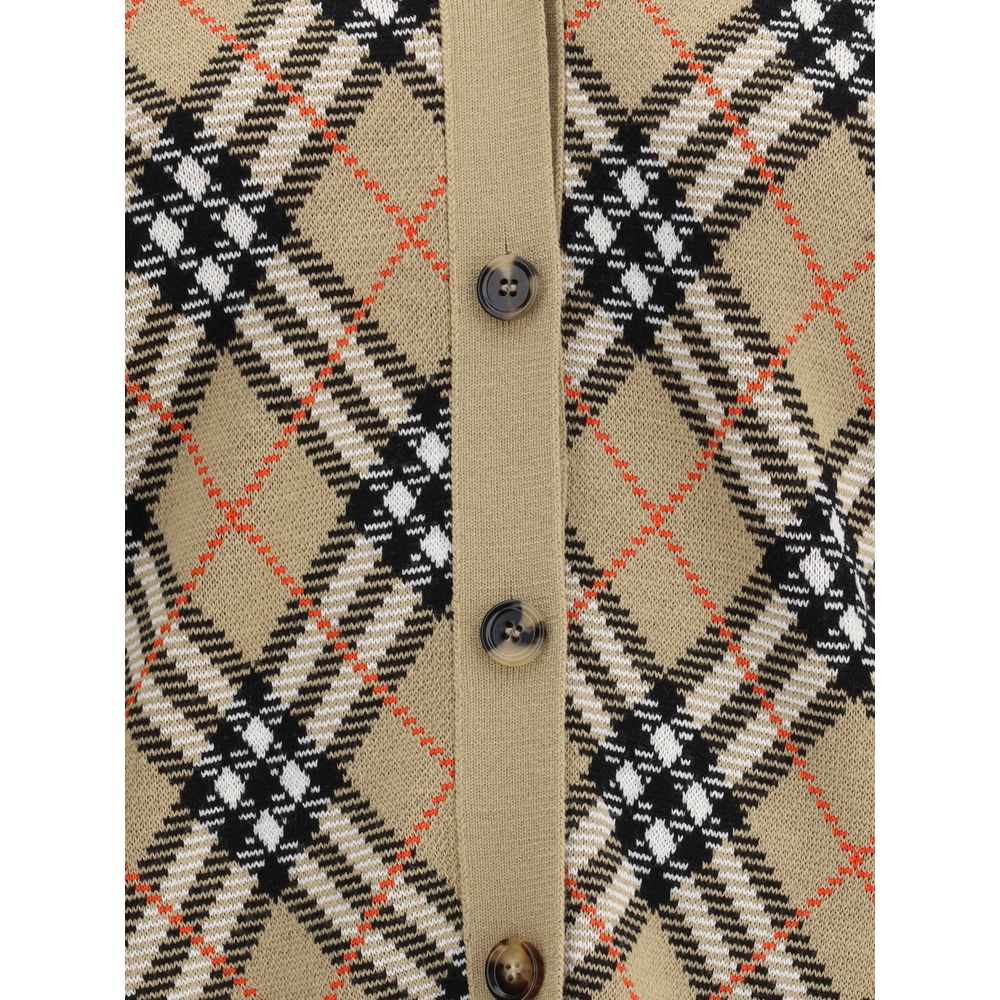 Burberry Archivio Karo Strickjacke
