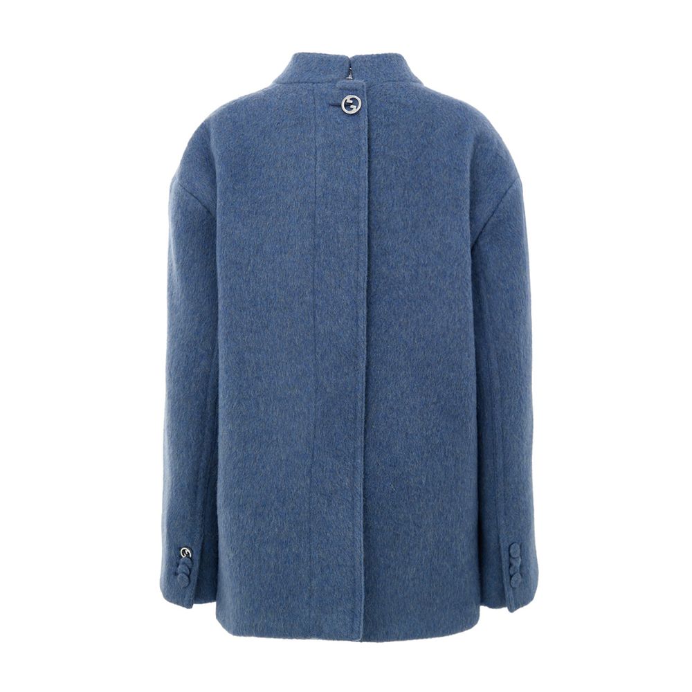 Gucci Hellblaue Wolljacken &