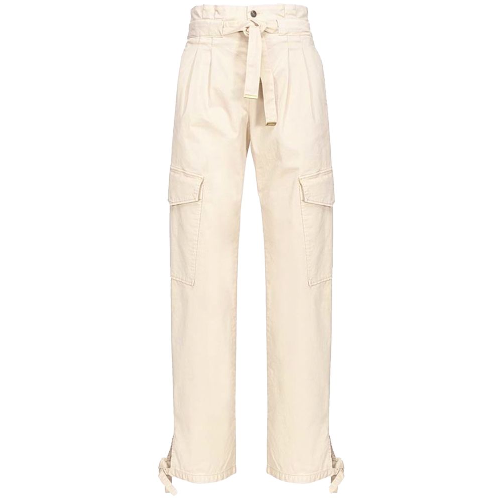 PINKO Weiße Baumwolljeans &