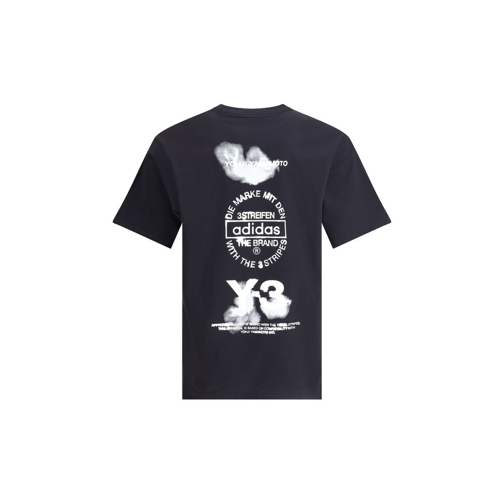 Y-3 T-Shirt mit Maxidruck