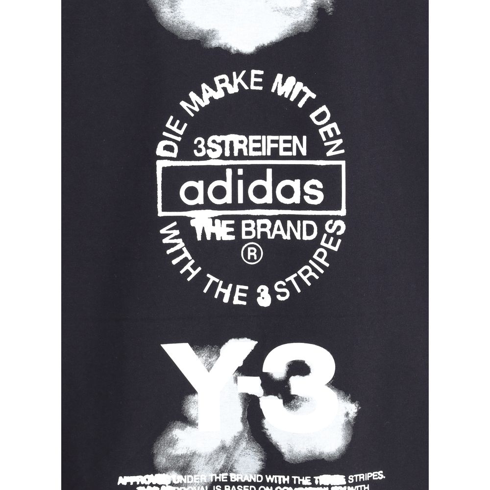 Y-3 T-Shirt mit Maxidruck