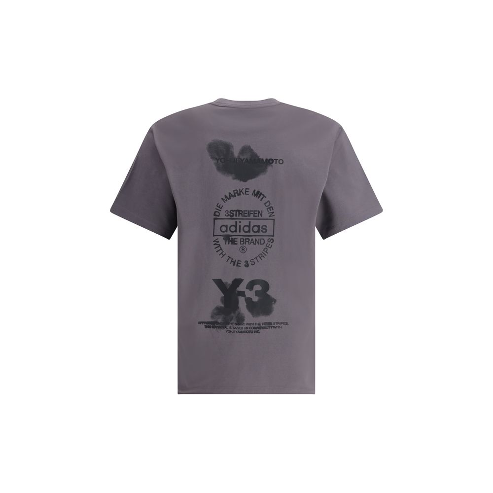 Y-3 T-Shirt mit Maxidruck
