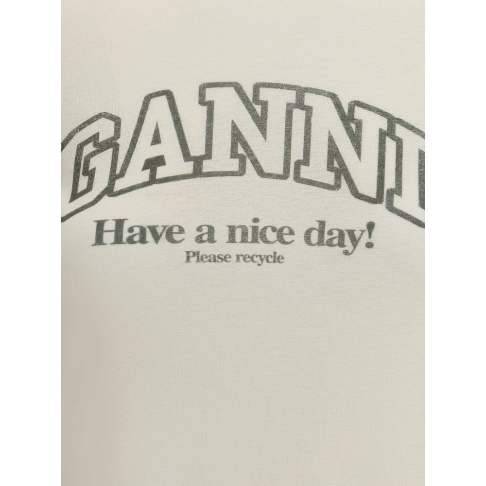 Ganni Langärmeliges T-Shirt