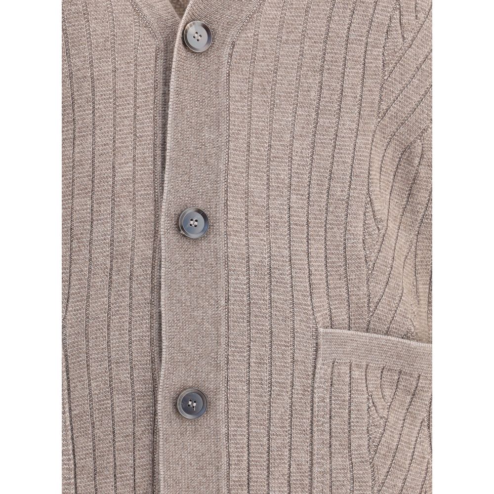 Brioni Strickjacke aus Wolle