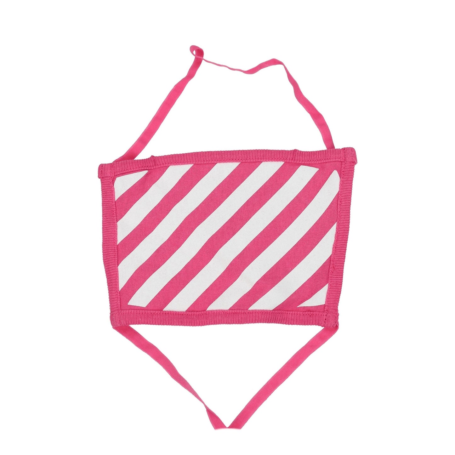 Off-White Rosa Gesichtsmasken aus Baumwolle