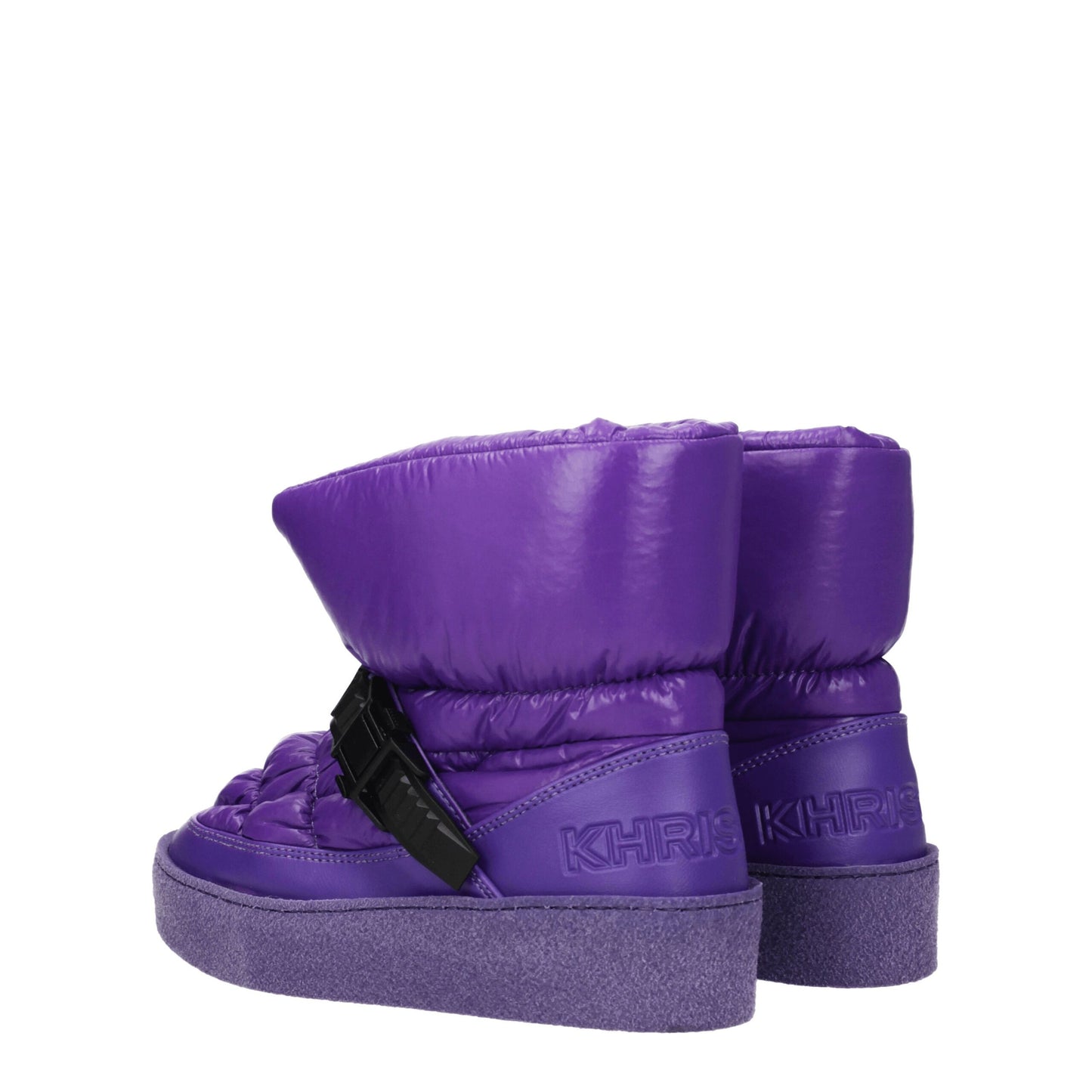 Khrisjoy Lila Polyester-Stiefeletten