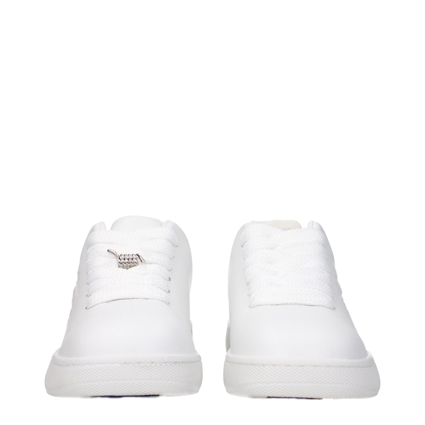 Burberry Weiße Leder-Low Tops