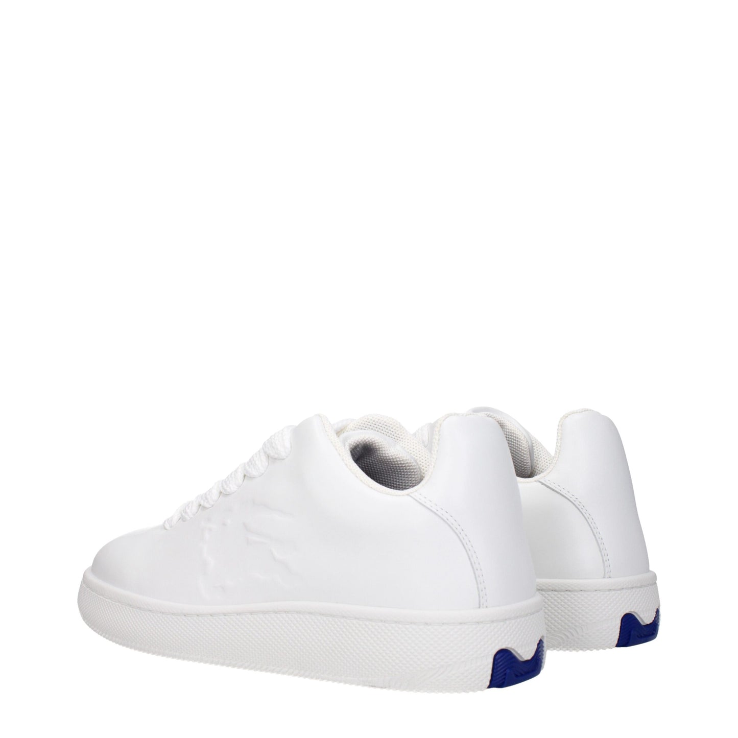 Burberry Weiße Leder-Low Tops
