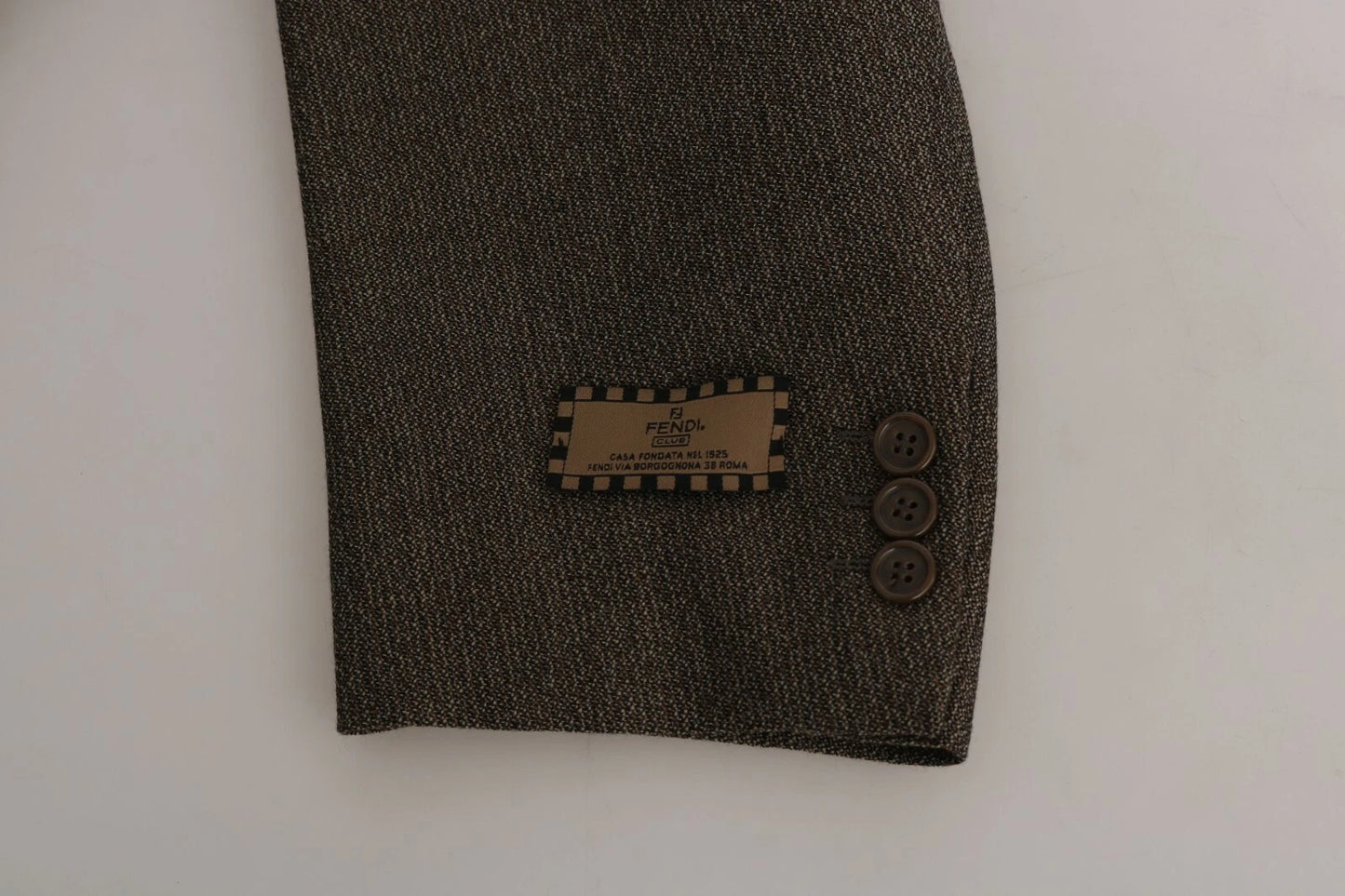 Dolce & Gabbana Brauner einreihiger Anzug aus Wolle