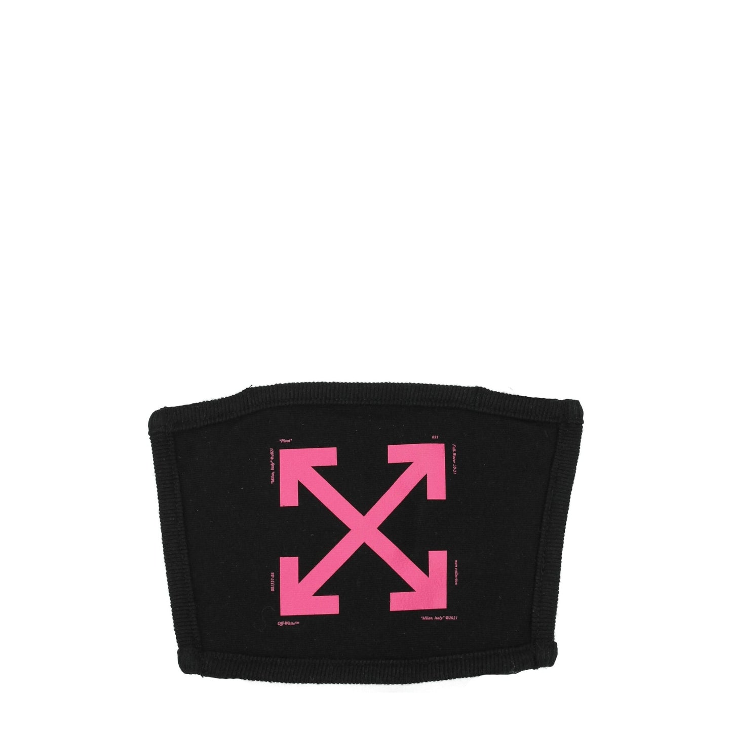 Off-White Gesichtsmasken aus schwarzer Baumwolle