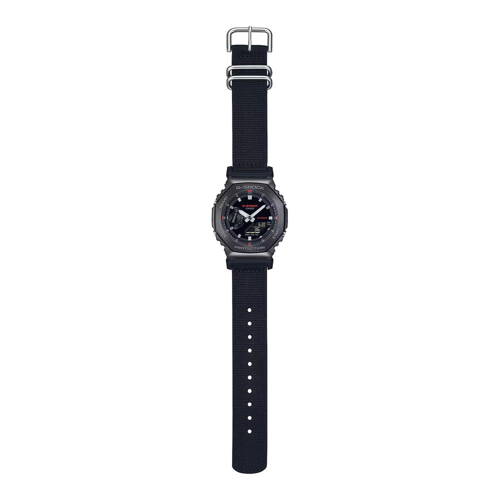 Casio Schwarze Stoffuhr
