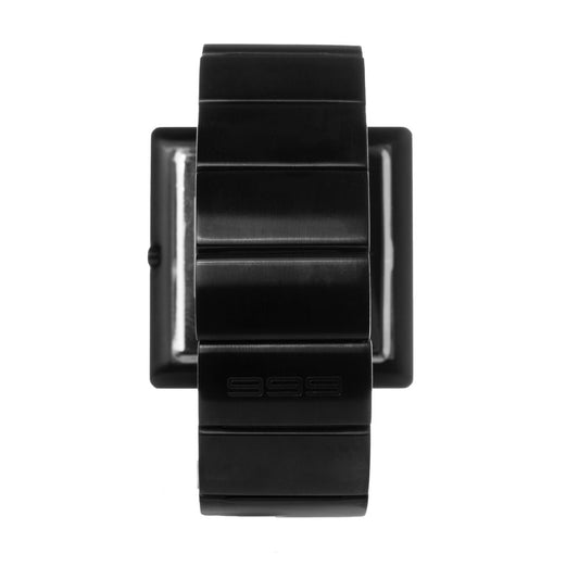 666BARCELONA Schwarze Edelstahl-Dress-Uhr