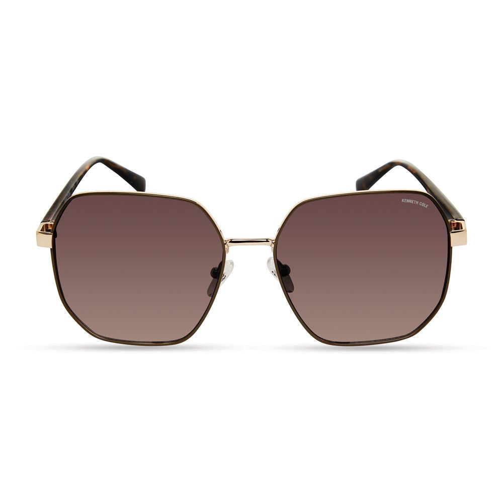 Kenneth Cole Goldene Metall-Sonnenbrille