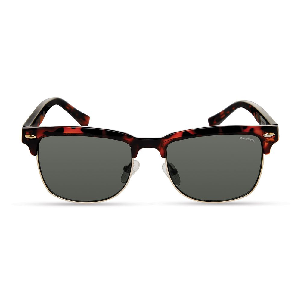 Kenneth Cole Braune Acetat-Sonnenbrille