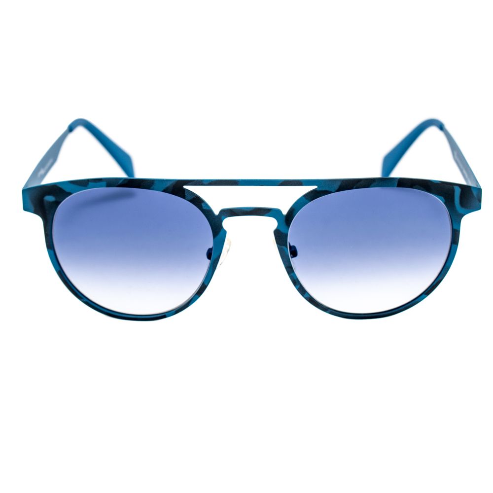 Italia Independent Blaue Metall-Sonnenbrille