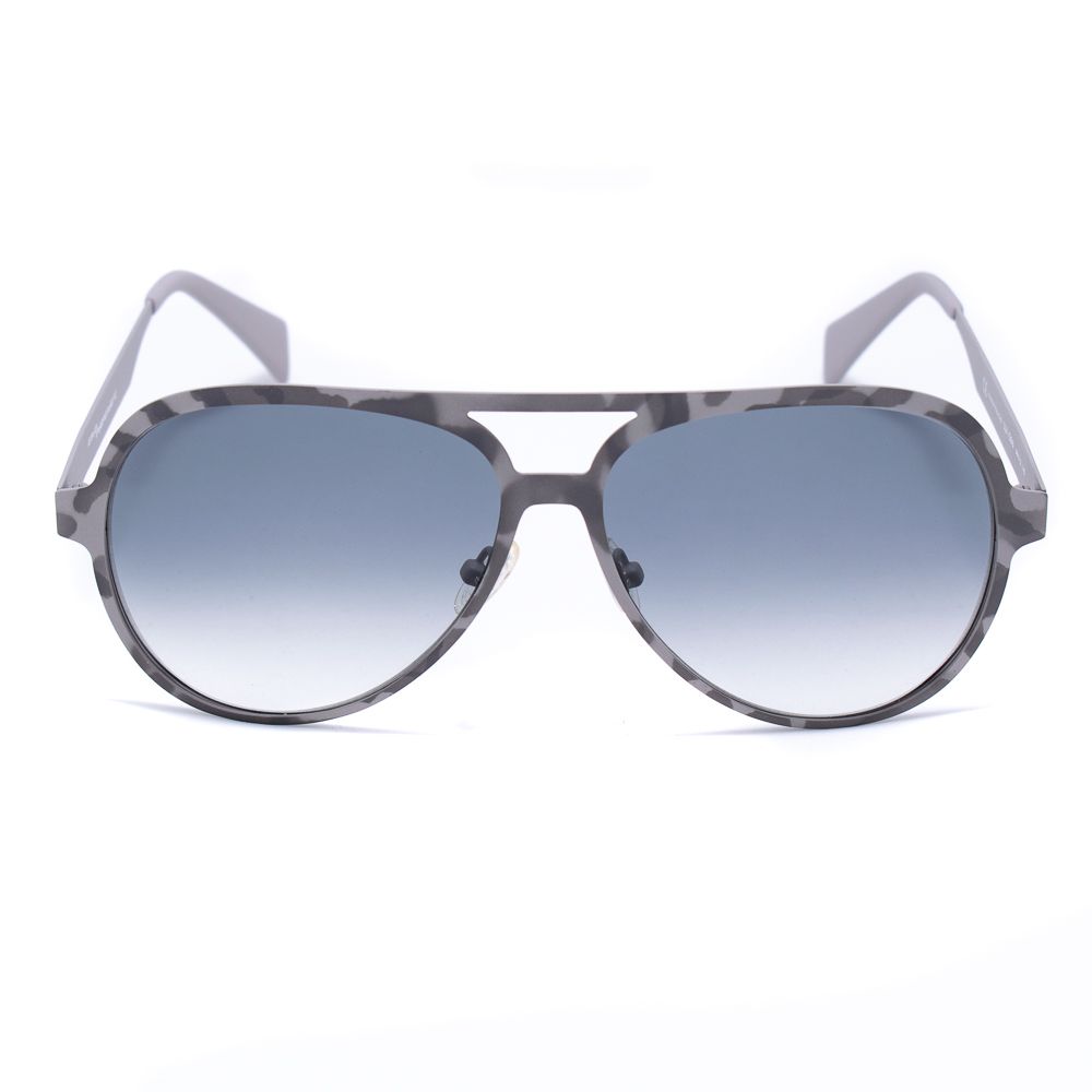 Italia Independent Graue Metall-Sonnenbrille