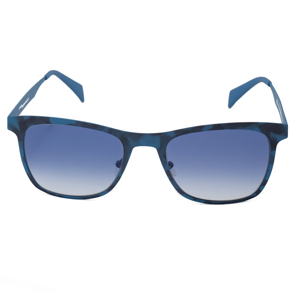 Italia Independent Blaue Metall-Sonnenbrille