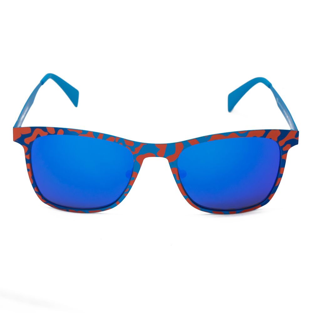 Italia Independent Blaue Metall-Sonnenbrille