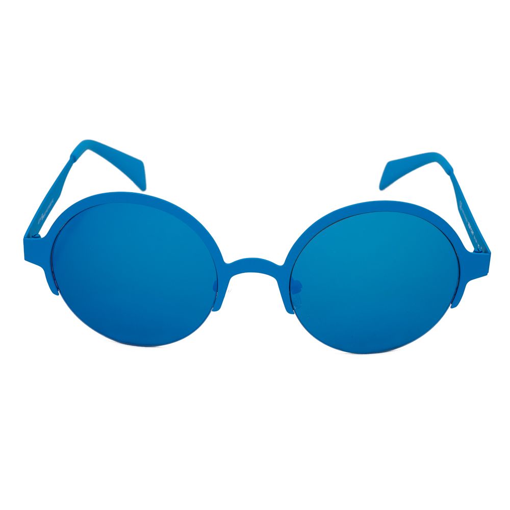 Italia Independent Blaue Metall-Sonnenbrille