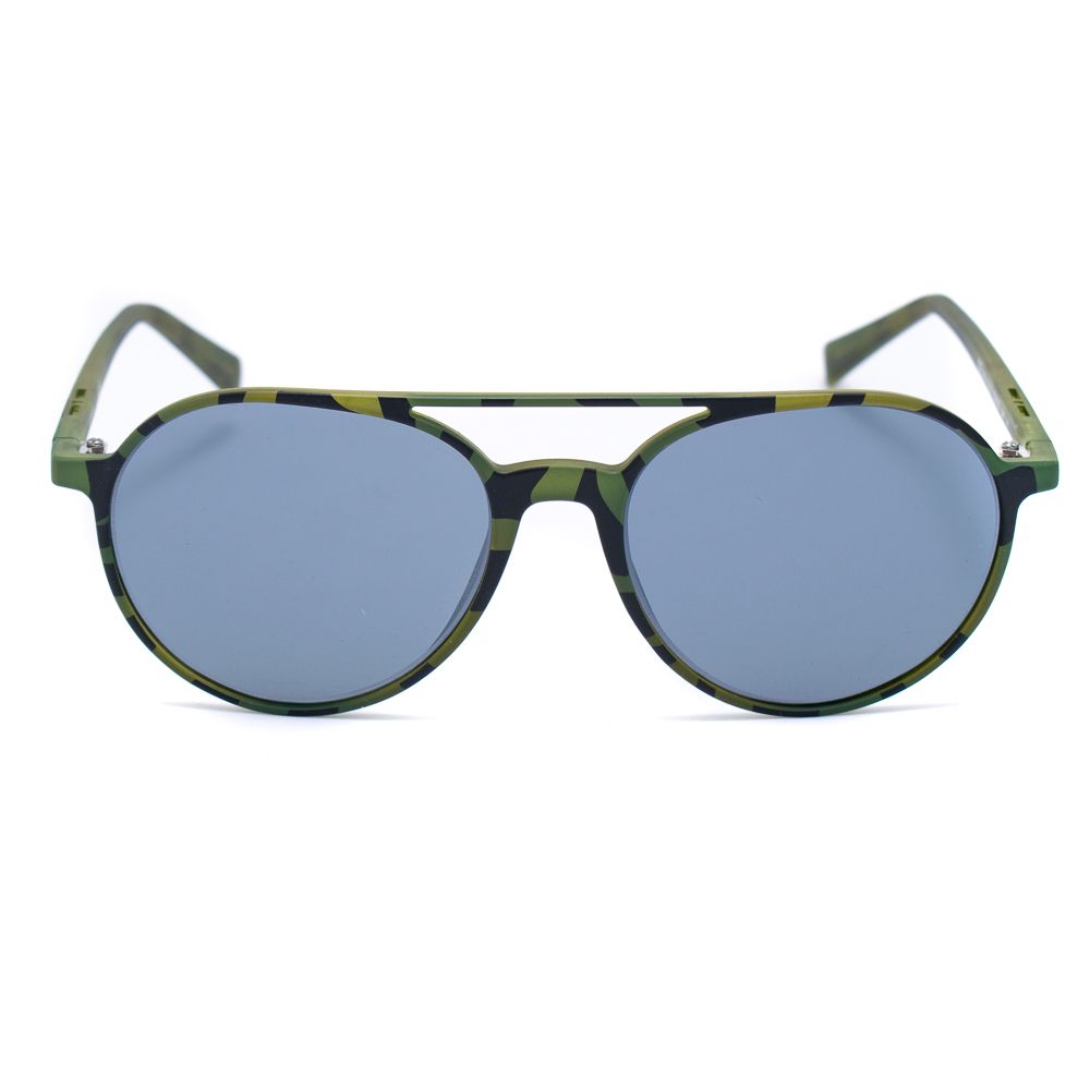 Italia Independent Grüne Acetat-Sonnenbrille