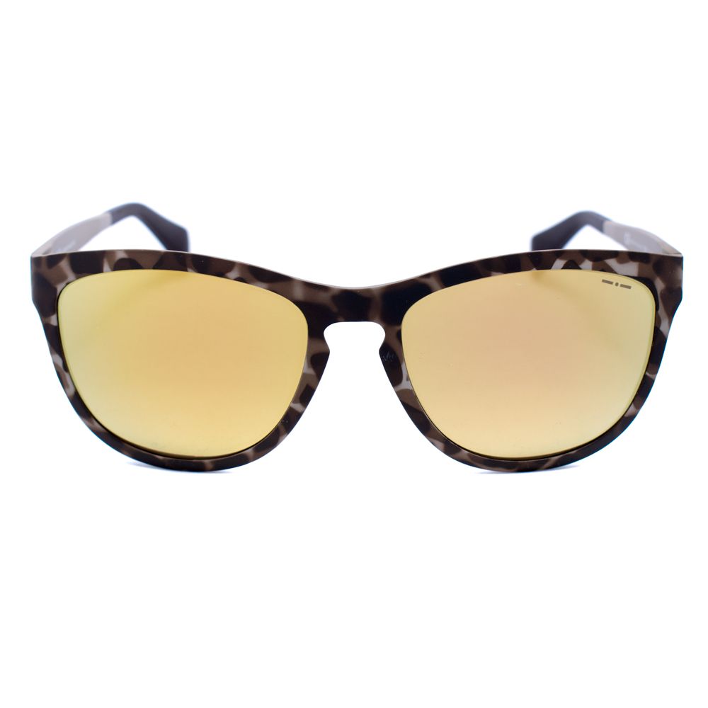 Italia Independent Braune Acetat-Sonnenbrille
