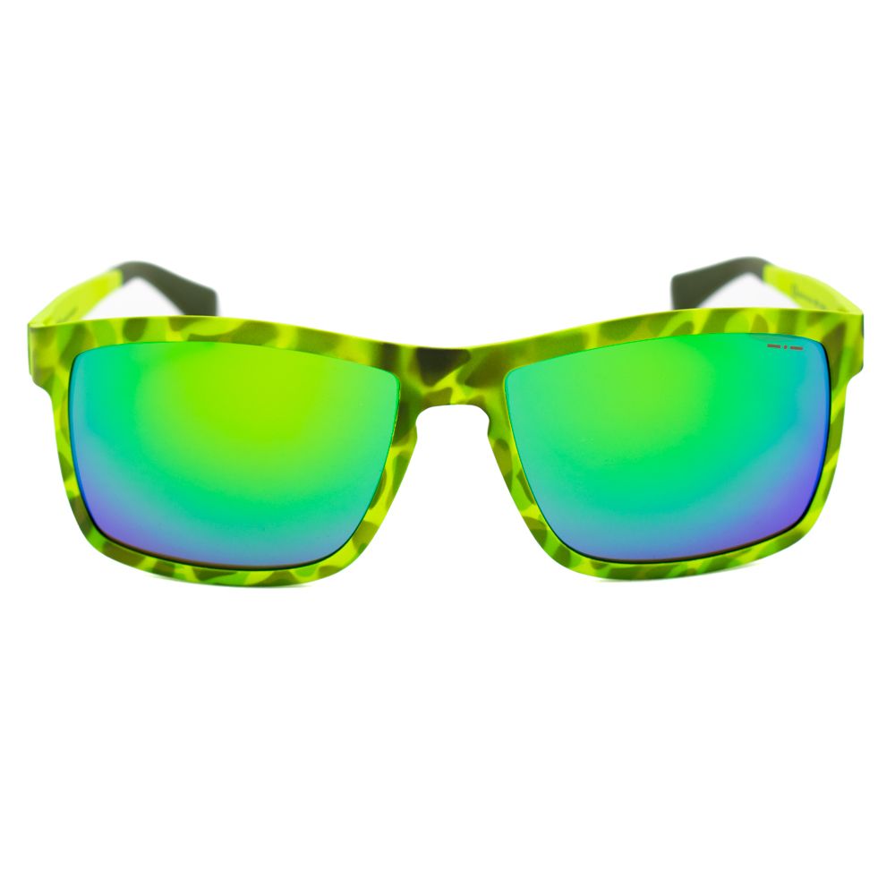 Italia Independent Grüne Acetat-Sonnenbrille