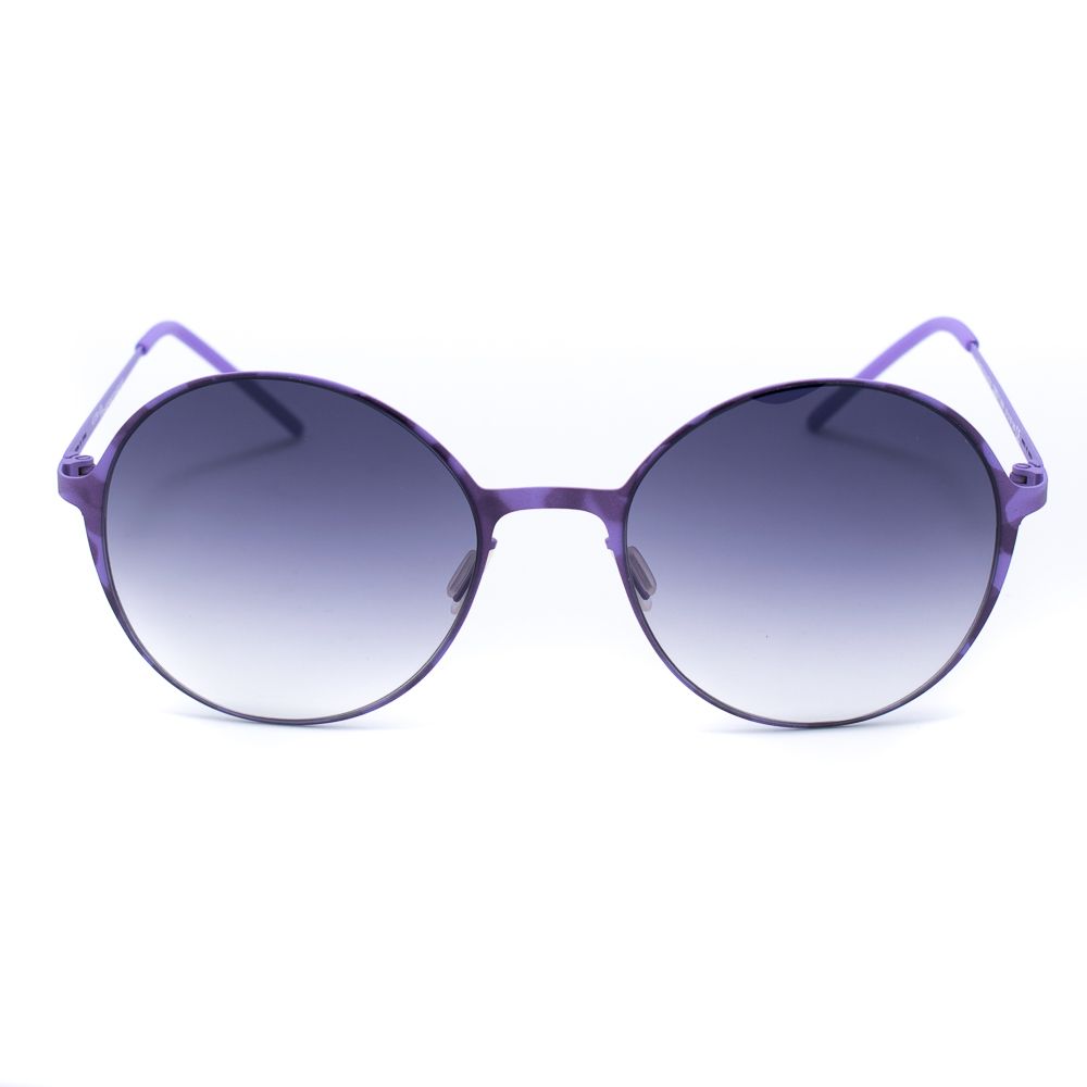 Italia Independent Lila Metall-Sonnenbrille