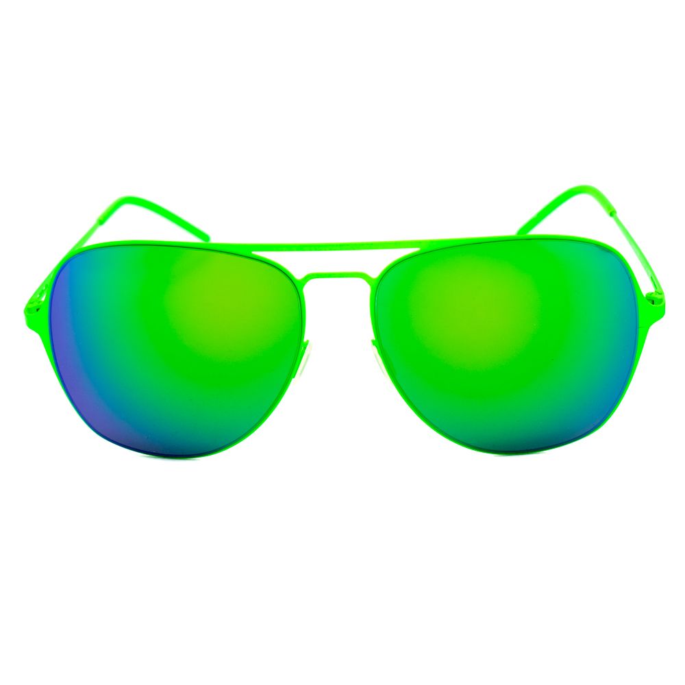 Italia Independent Grüne Metall-Sonnenbrille