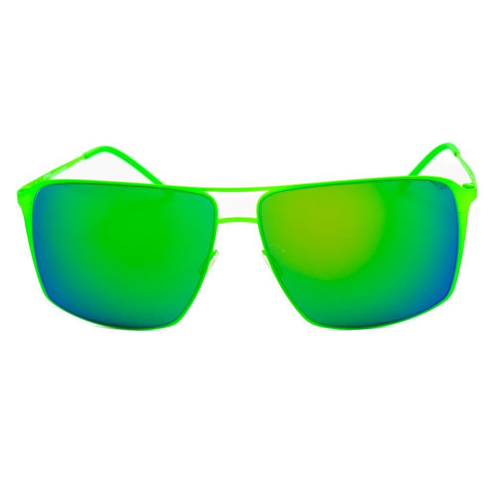 Italia Independent Grüne Metall-Sonnenbrille