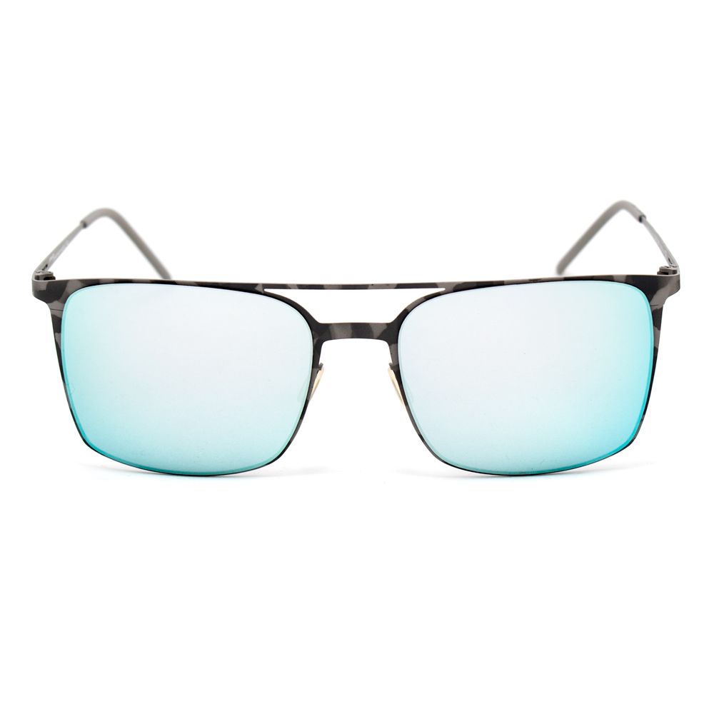 Italia Independent Graue Metall-Sonnenbrille