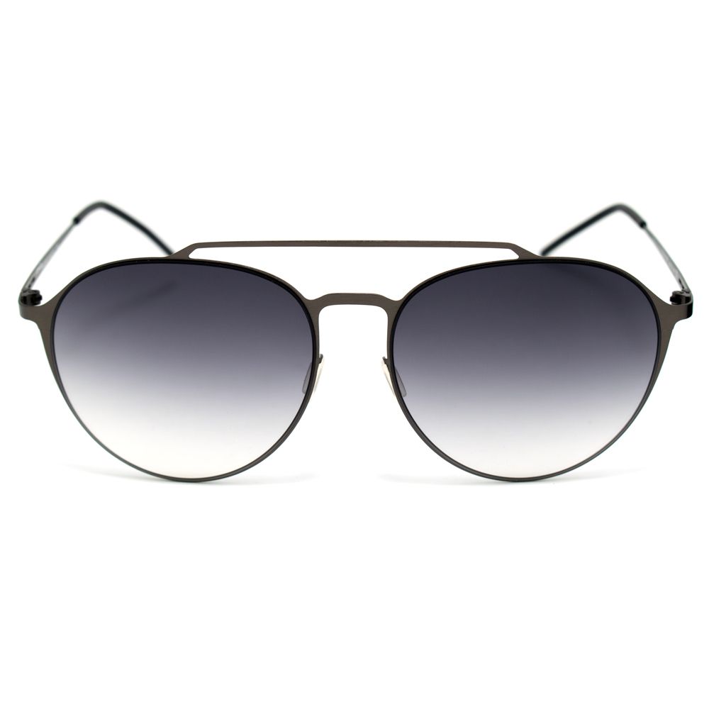 Italia Independent Graue Metall-Sonnenbrille