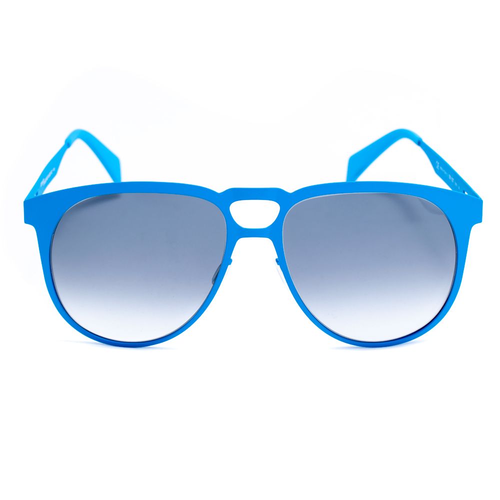 Italia Independent Blaue Metall-Sonnenbrille