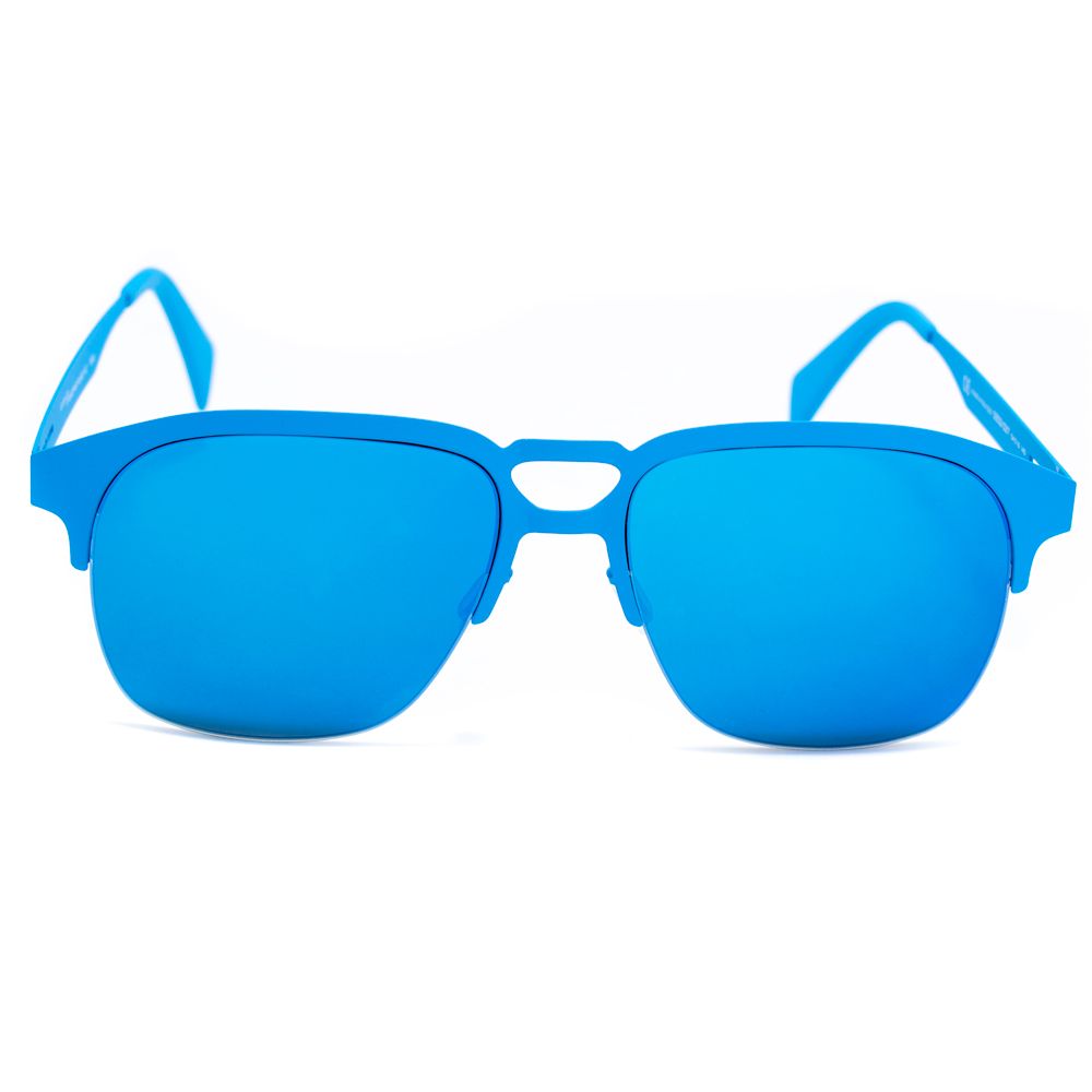 Italia Independent Blaue Metall-Sonnenbrille