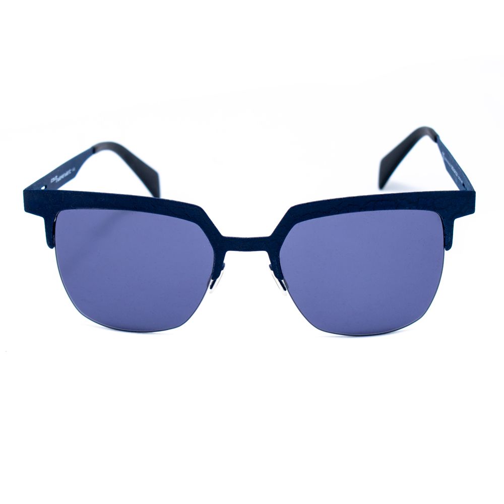 Italia Independent Blaue Metall-Sonnenbrille
