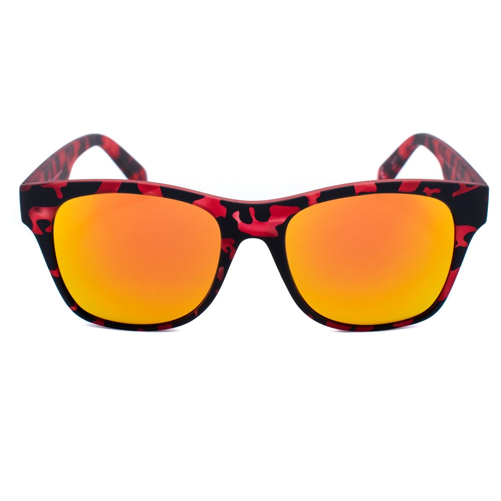 Italia Independent Rote Acetat-Sonnenbrille