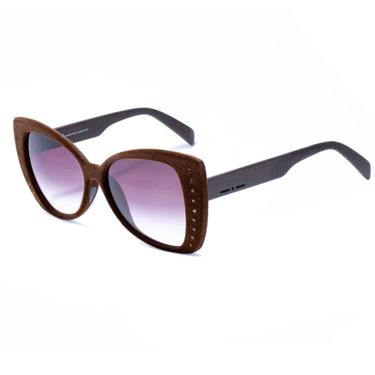 Italia Independent Braune Acetat-Sonnenbrille