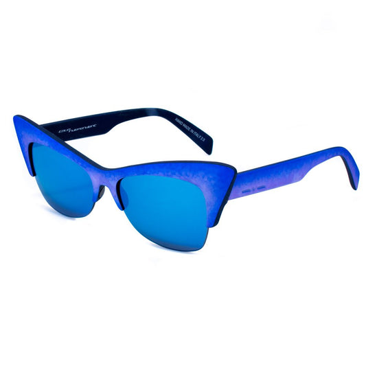 Italia Independent Blaue Acetat-Sonnenbrille