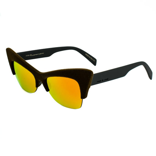 Italia Independent Braune Acetat-Sonnenbrille