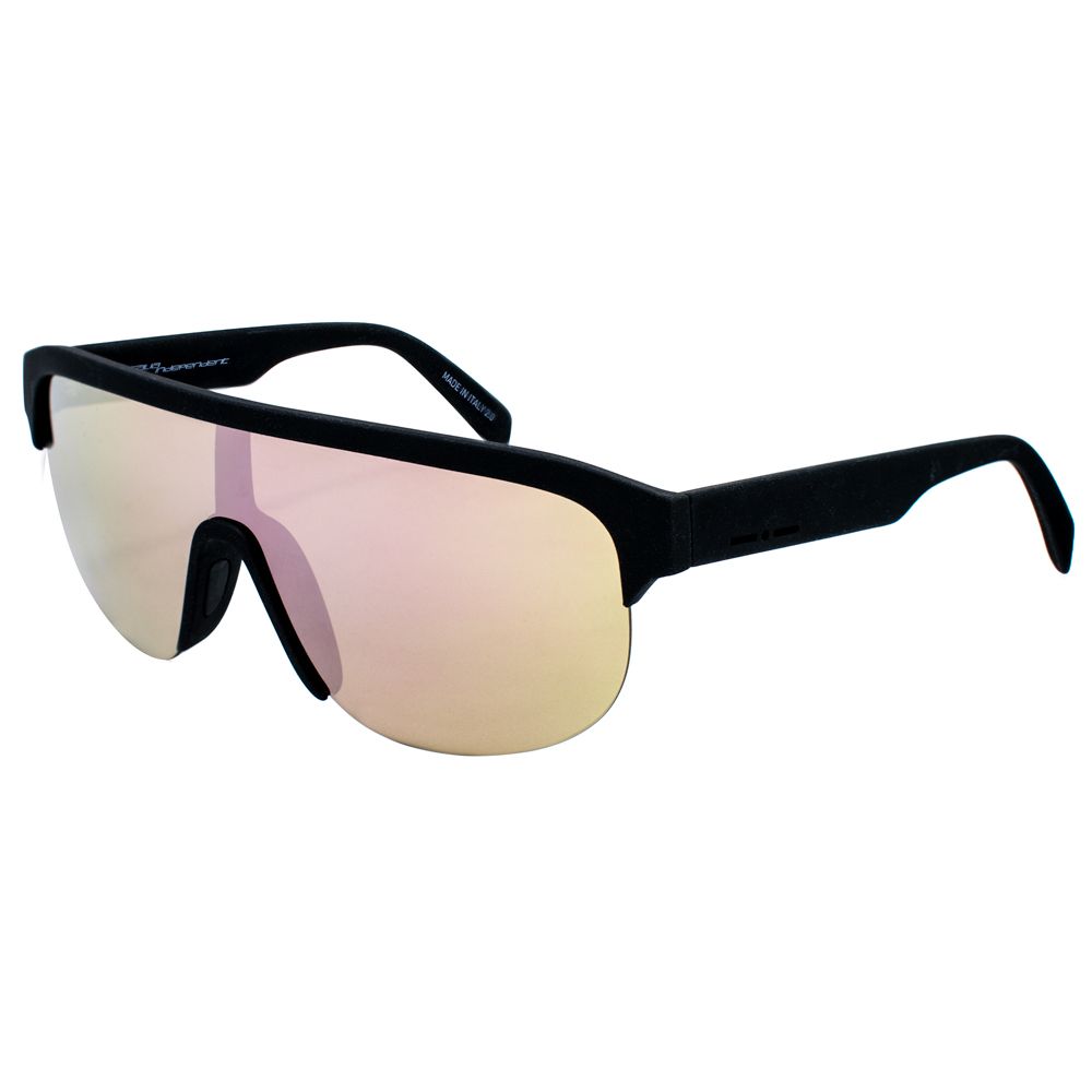 Italia Independent Schwarze Acetat-Sonnenbrille