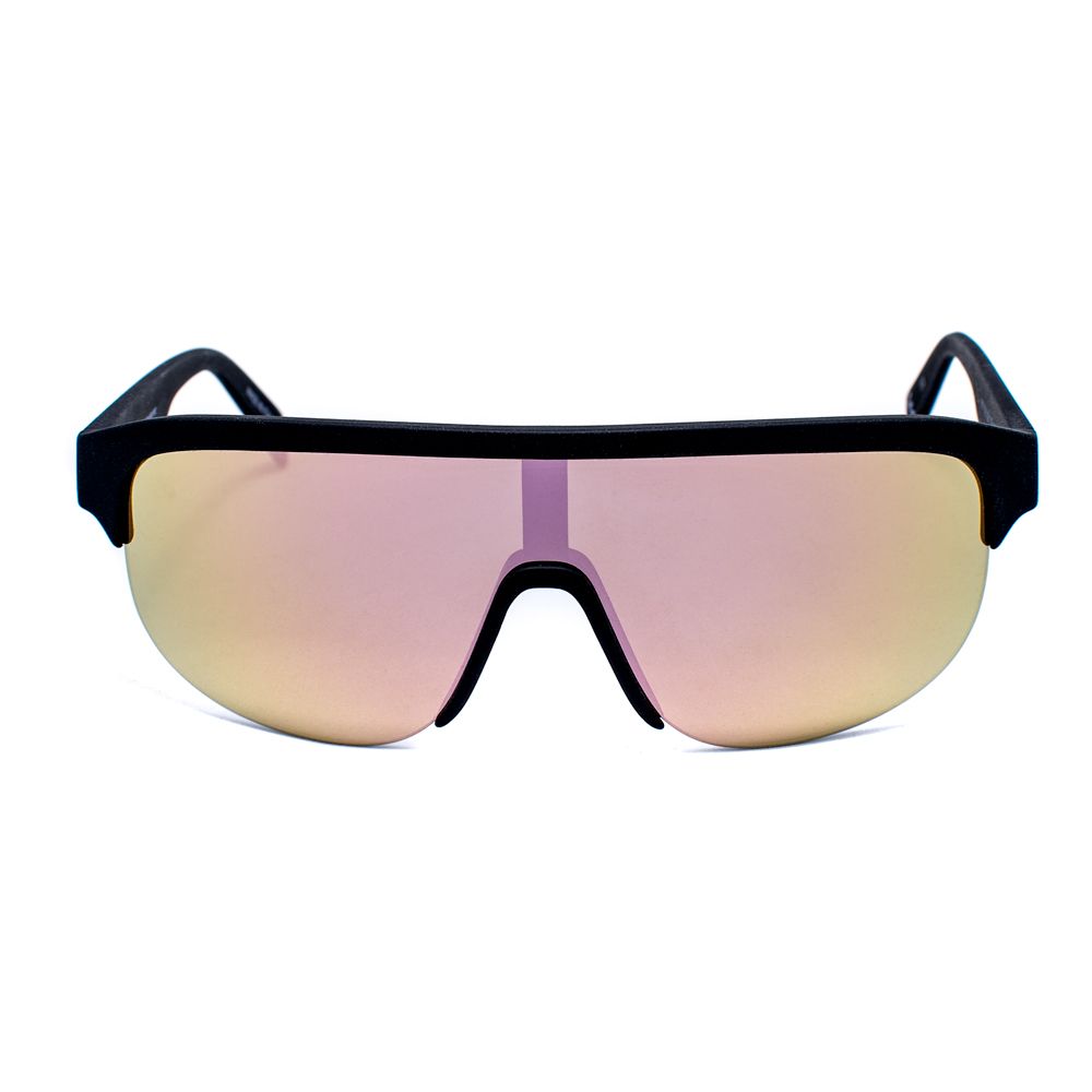 Italia Independent Schwarze Acetat-Sonnenbrille