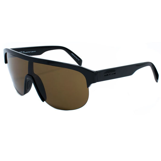 Italia Independent Schwarze Acetat-Sonnenbrille