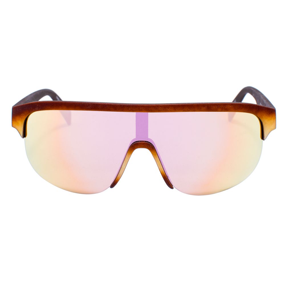 Italia Independent Braune Acetat-Sonnenbrille