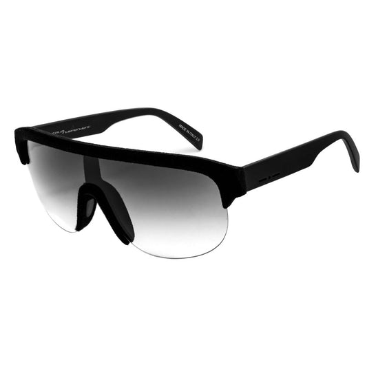Italia Independent Schwarze Acetat-Sonnenbrille