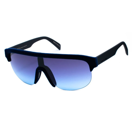 Italia Independent Schwarze Acetat-Sonnenbrille