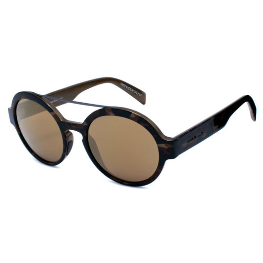 Italia Independent Braune Acetat-Sonnenbrille
