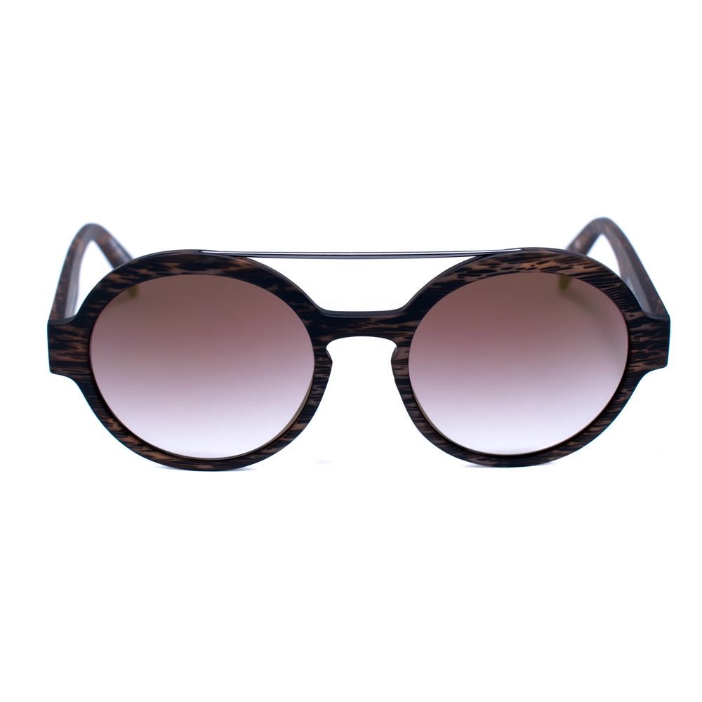 Italia Independent Braune Acetat-Sonnenbrille