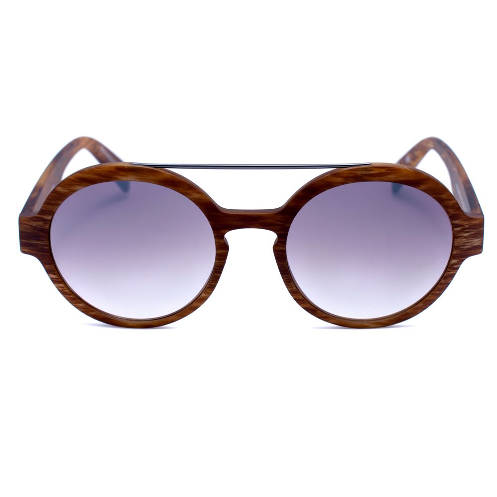 Italia Independent Braune Acetat-Sonnenbrille