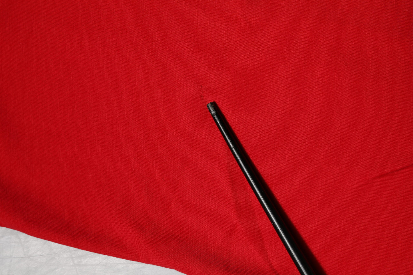 Dolce & Gabbana Rotes unifarbenes Kurzarm-T-Shirt mit Rundhalsausschnitt