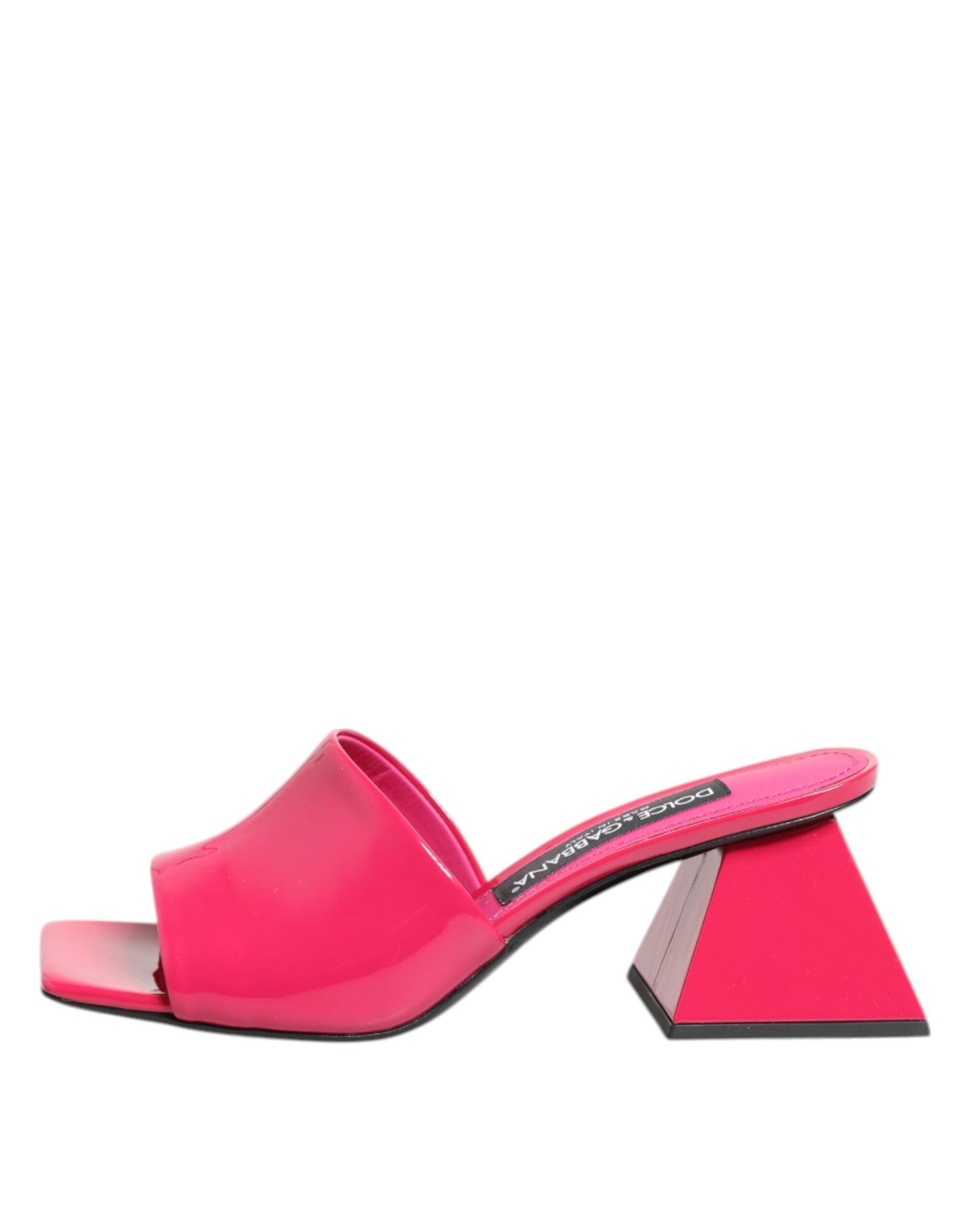 Dolce & Gabbana Rosa Offene Zehe Blockabsatz Mules Sandalen Schuhe